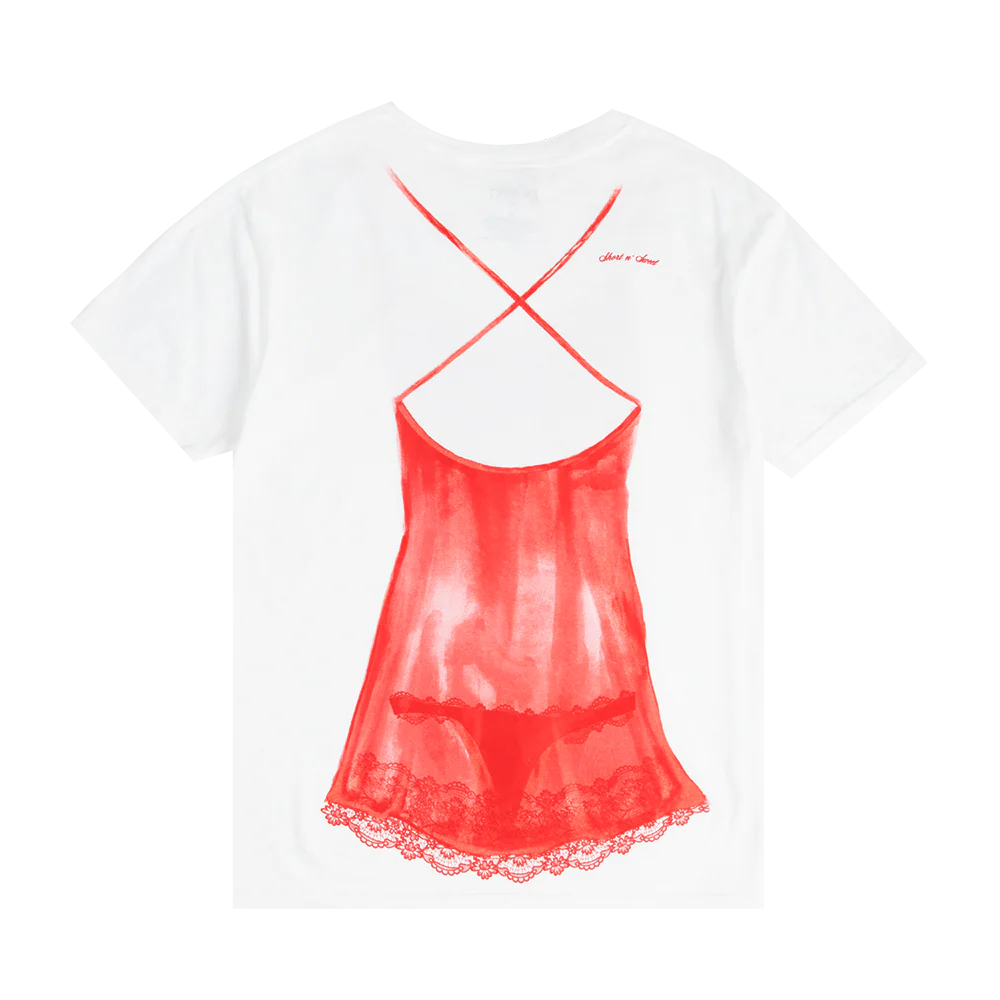 red lingerie tee - Image 8